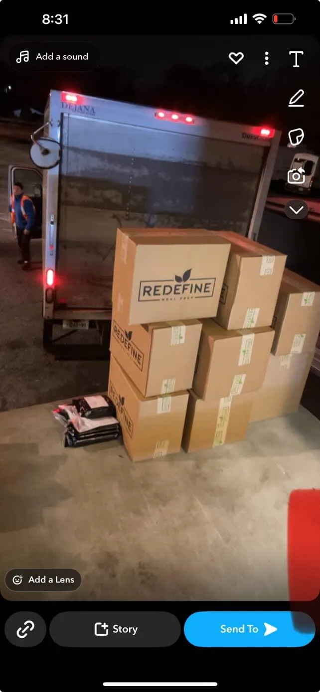 Delivery in action